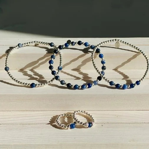 Sodalite Stack Set of 3