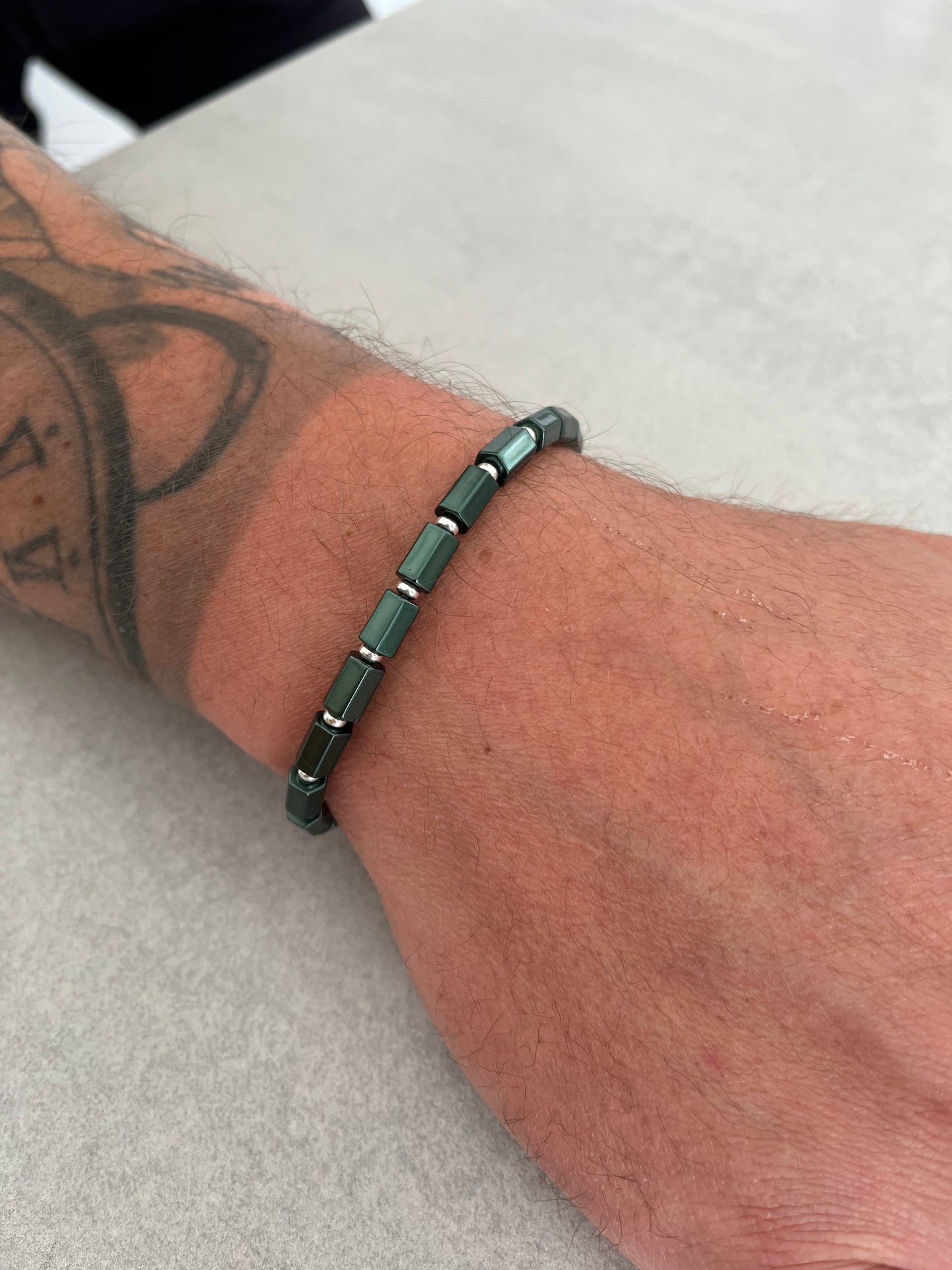 Hematite Bracelet Mens
