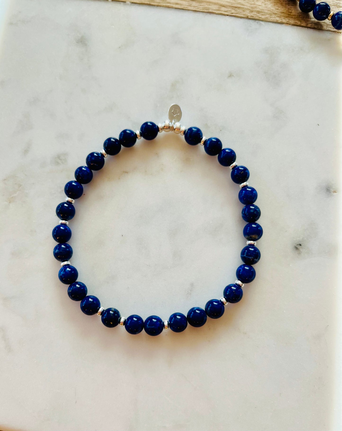 Mens Lapis Lazuli Bracelet