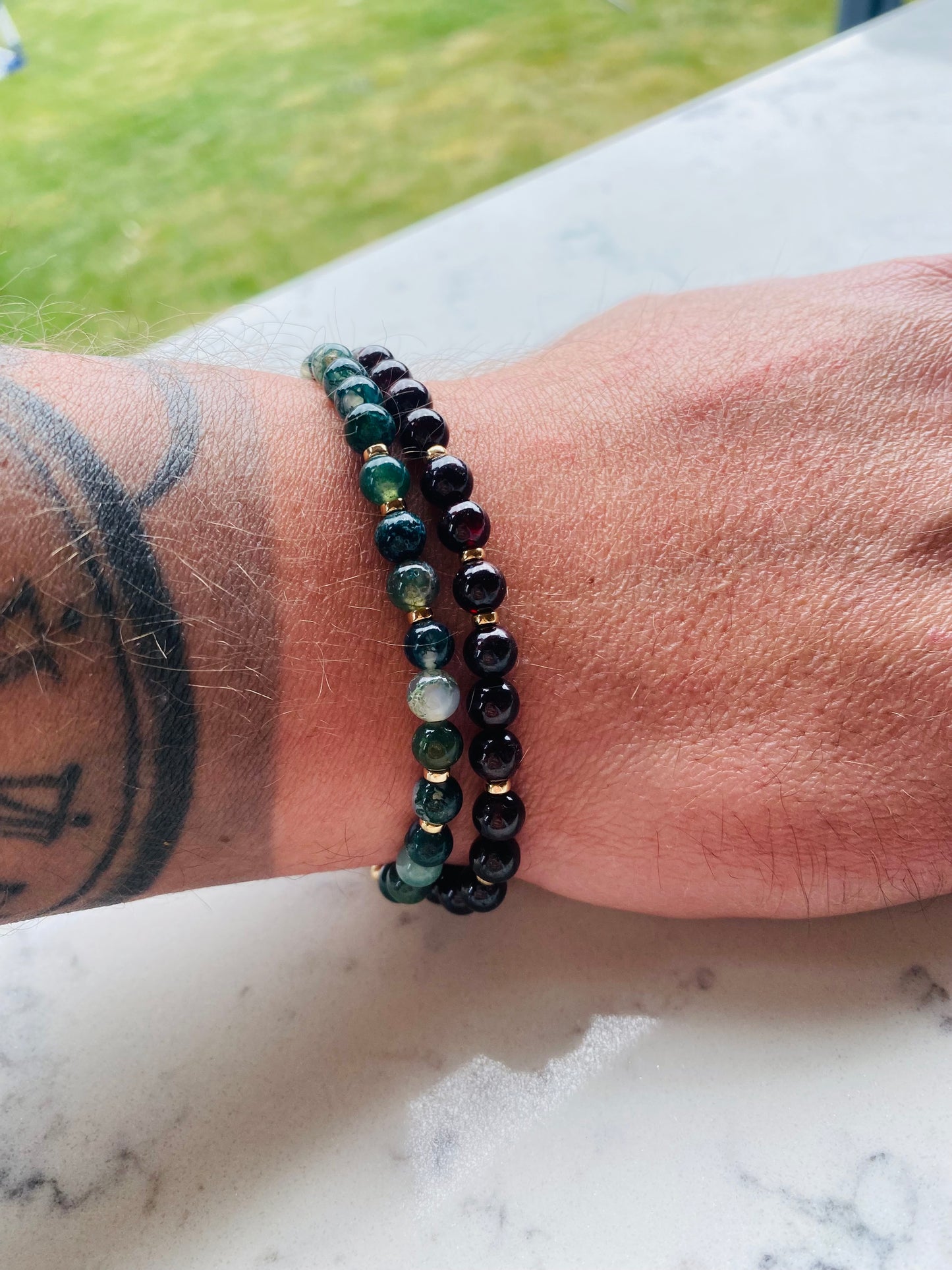 Men’s Red Garnett Bracelet