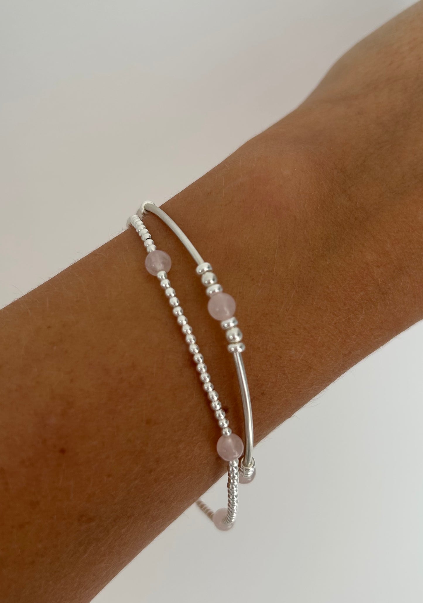 Rose Quartz Bangle