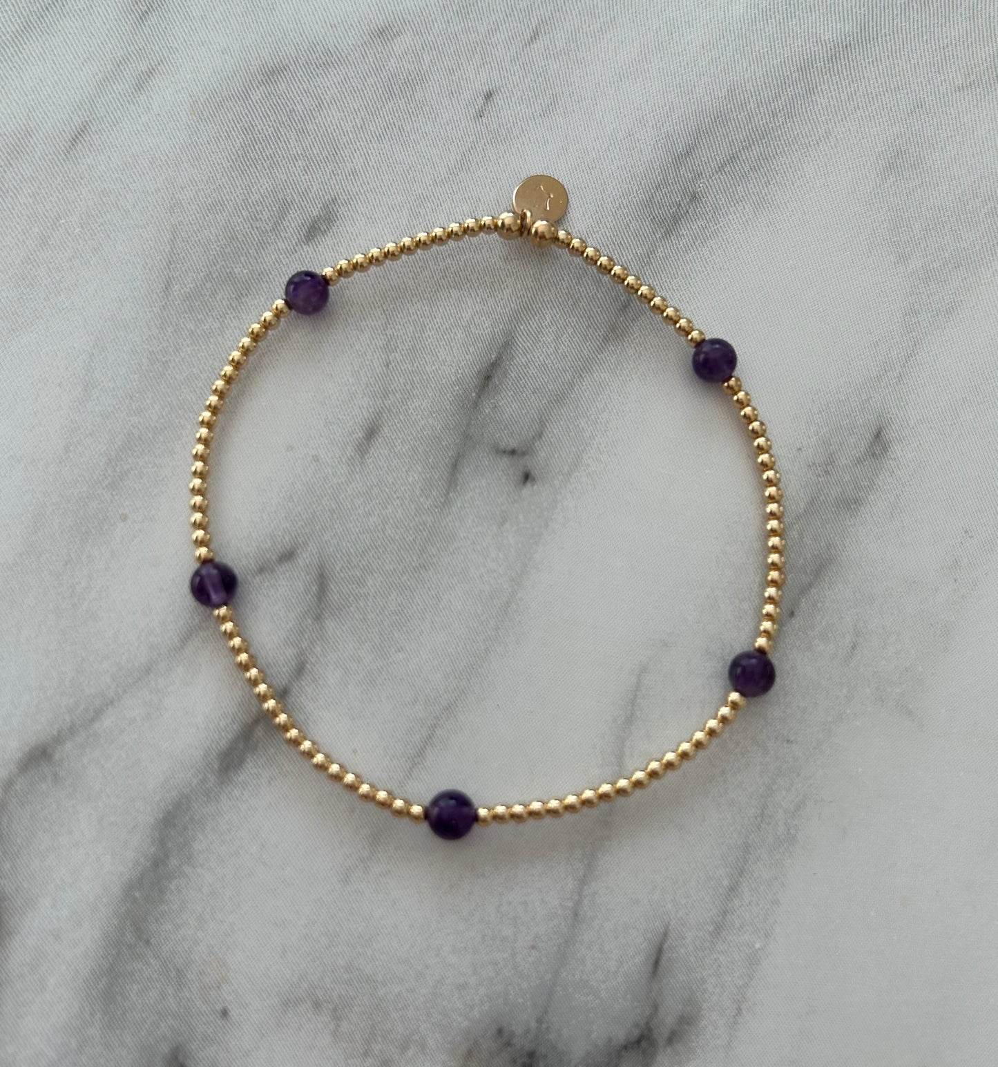 Amethyst Stacking Bracelet