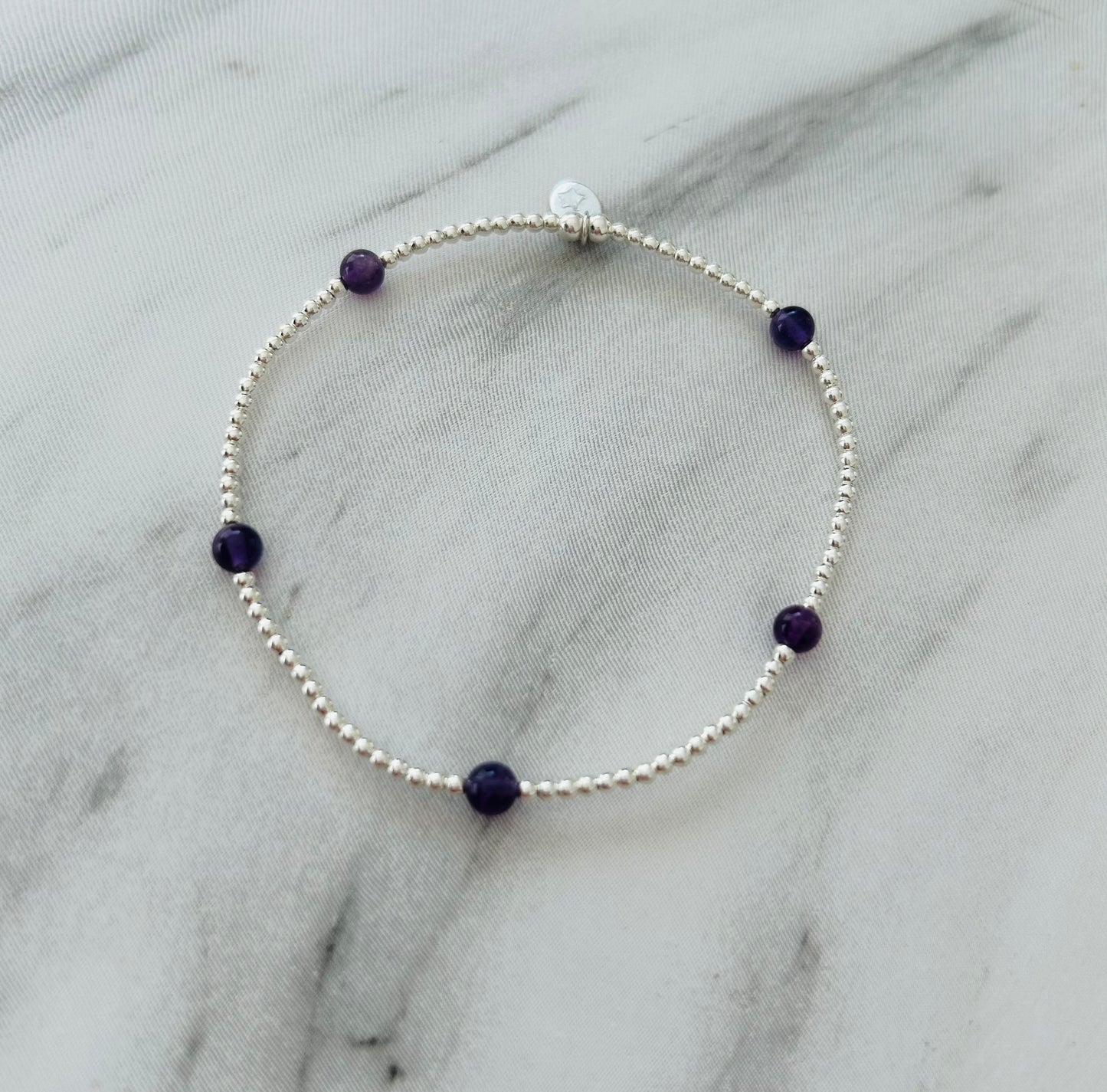Amethyst Stacking Bracelet