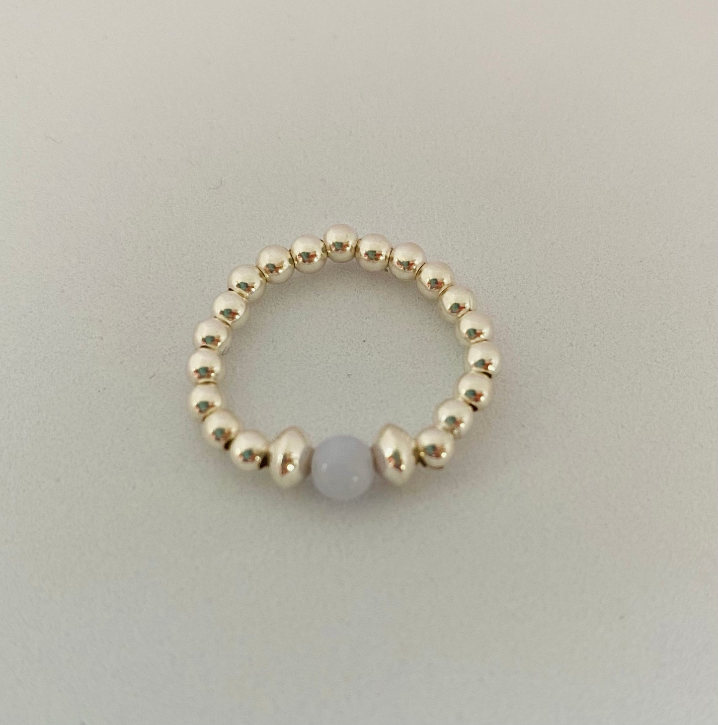 Precious Gemstone Stacking Ring