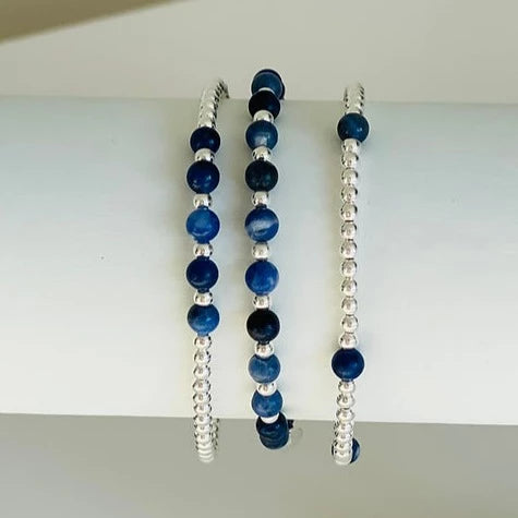 Sodalite Stack Set of 3