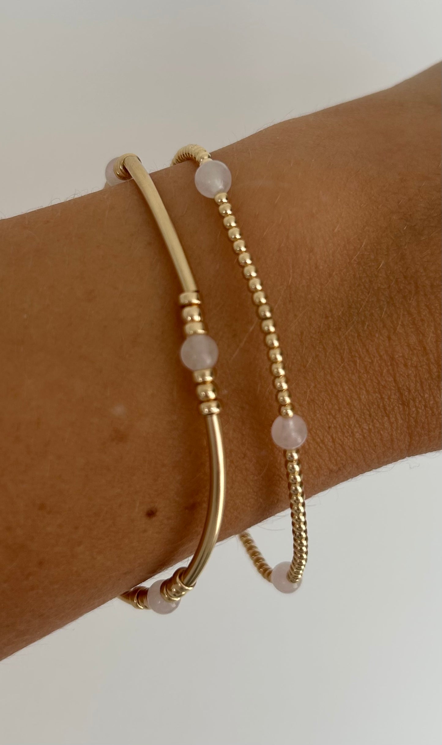 Rose Quartz Bangle