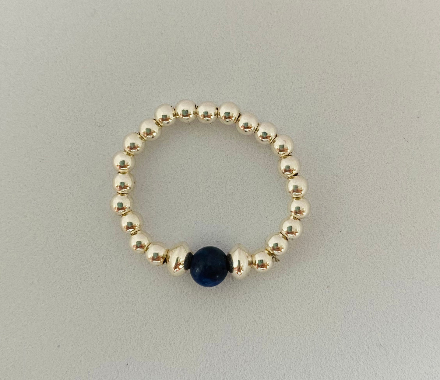 Precious Gemstone Stacking Ring