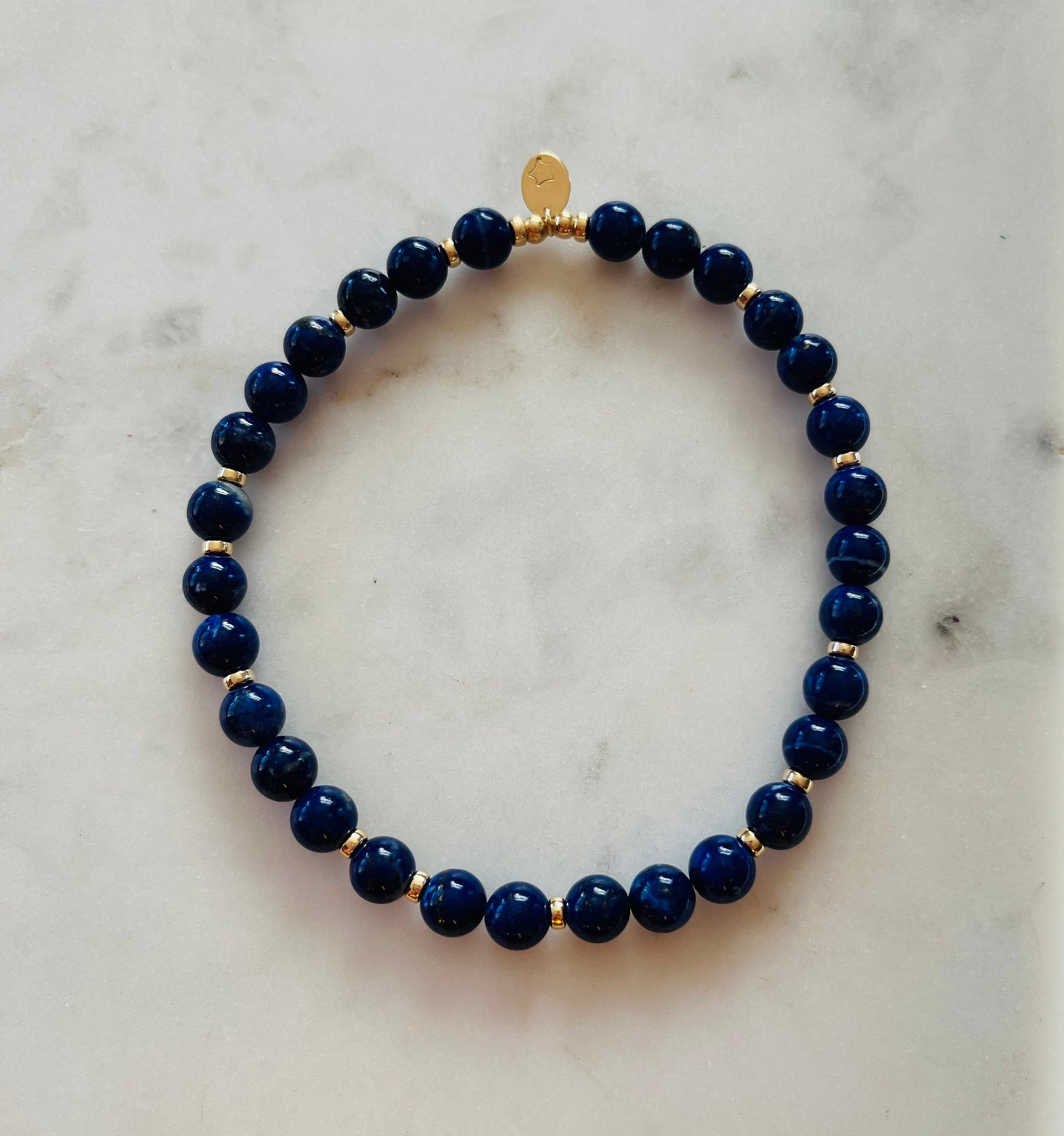Mens Lapis Lazuli Bracelet
