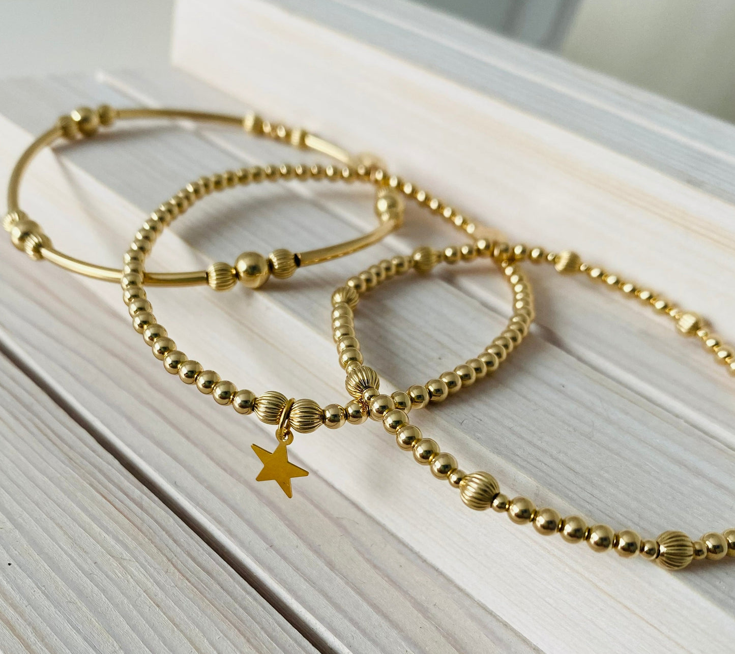 Gold Astrid Stack Set of 3