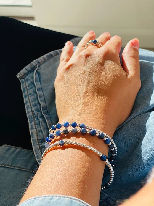Sodalite Stack Set of 3