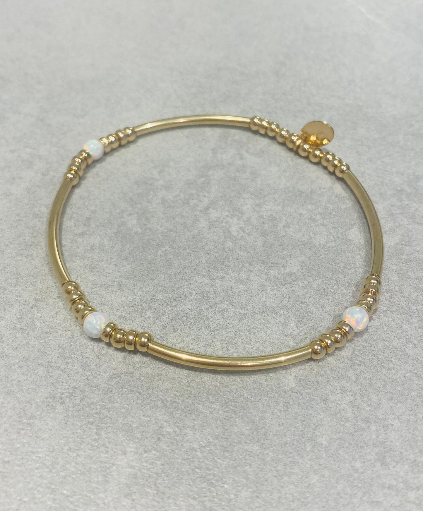 Gold Opal Bangle
