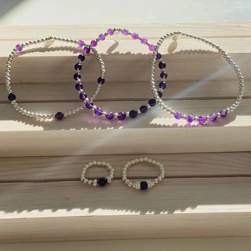 Amethyst Stack Set of 3