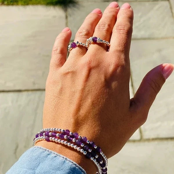Amethyst Stack Set of 3