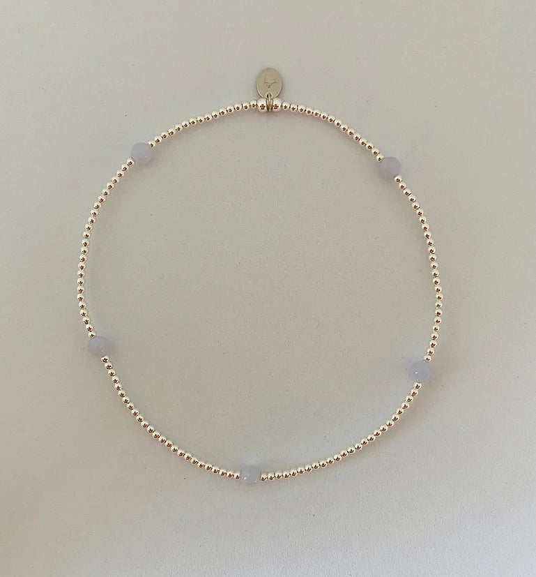 Precious Gemstone Anklet