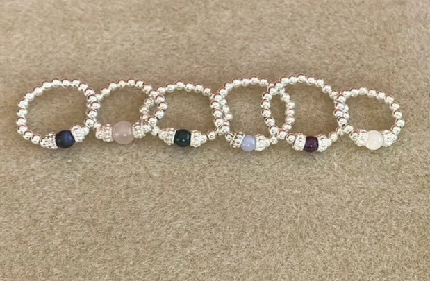 Precious Gemstone Mimosa Ring