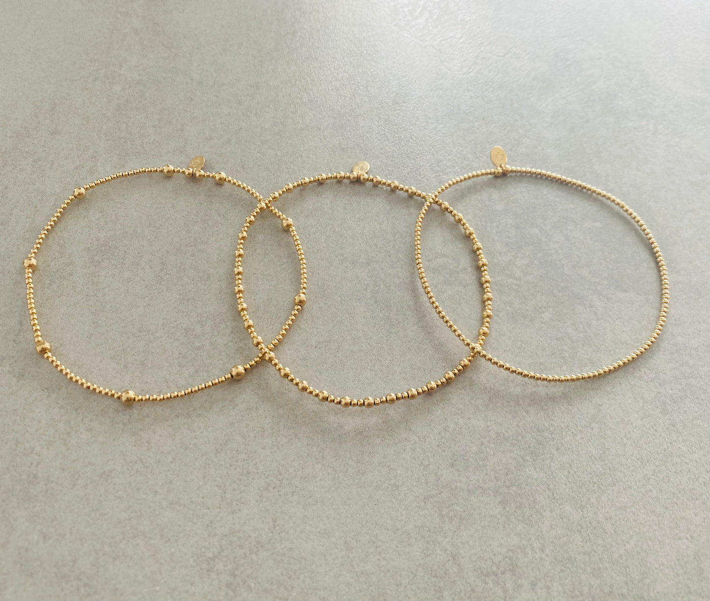 Gold Anklet Stack