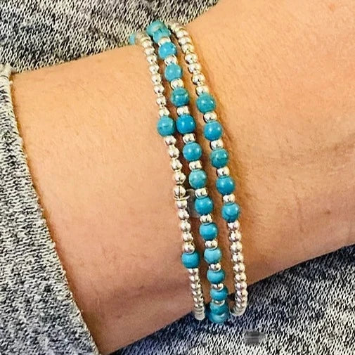 Turquoise Stack Set of 3 – Mae & Grace Personalised Jewellery