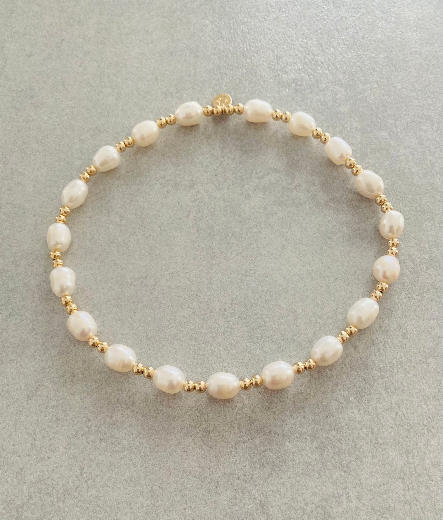 Gold Pearl Anklet