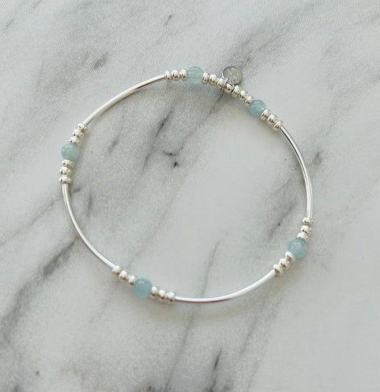 Aquamarine Bangle