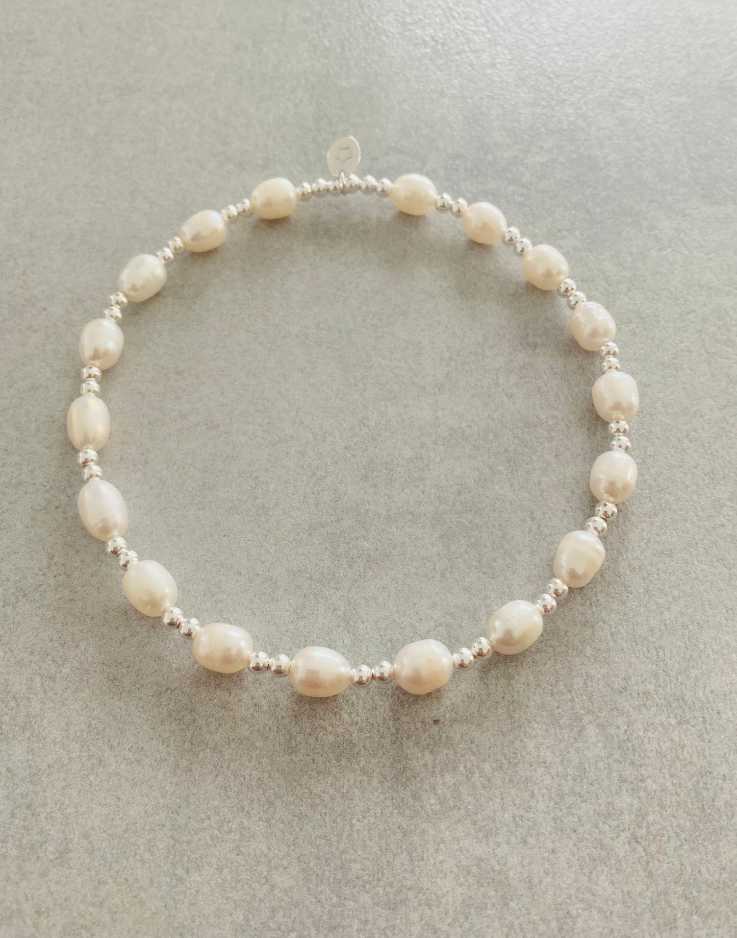 Silver Pearl Anklet