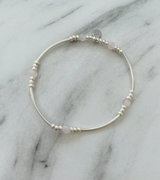 Rose Quartz Bangle