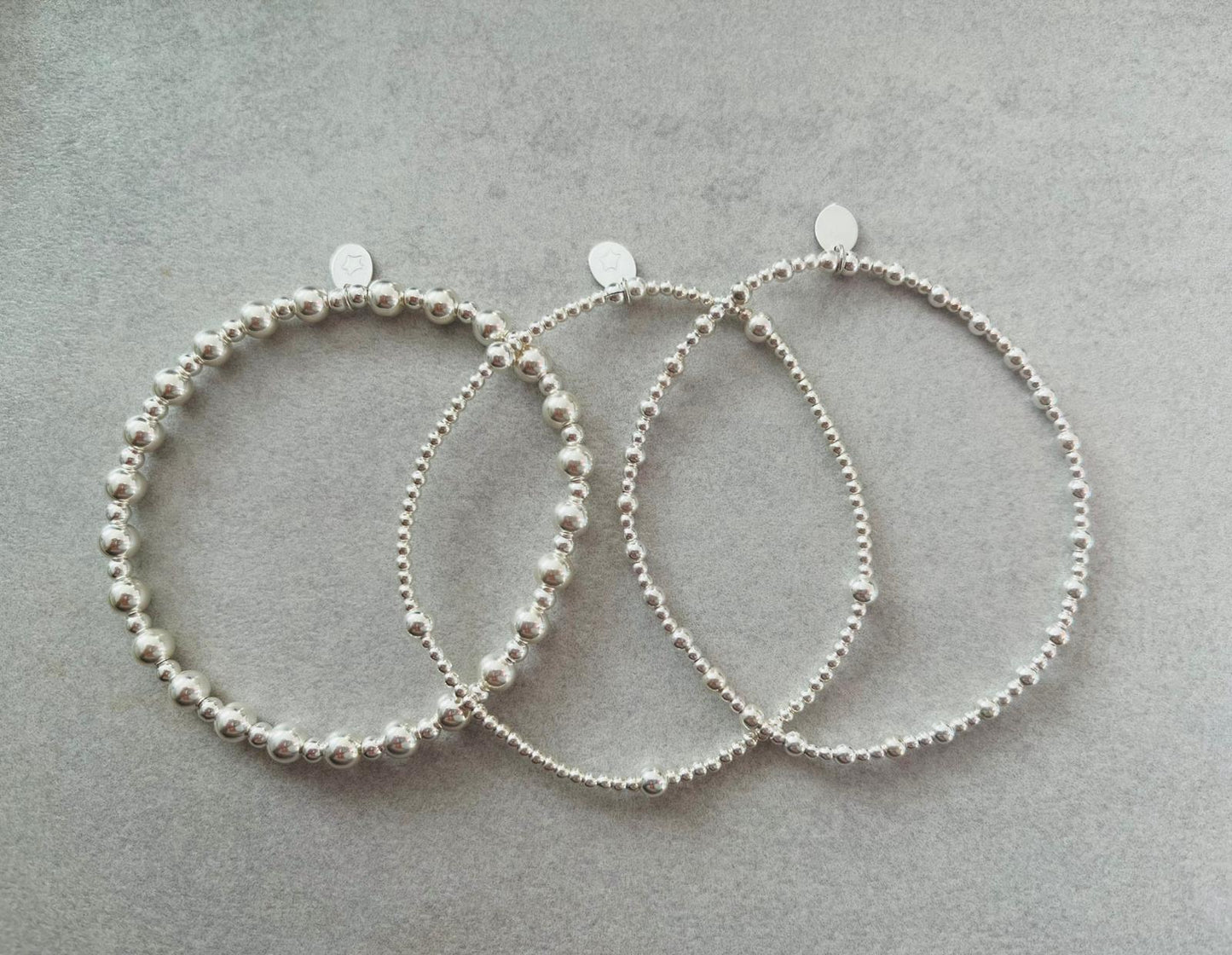 Silver Luna Bracelet Stack