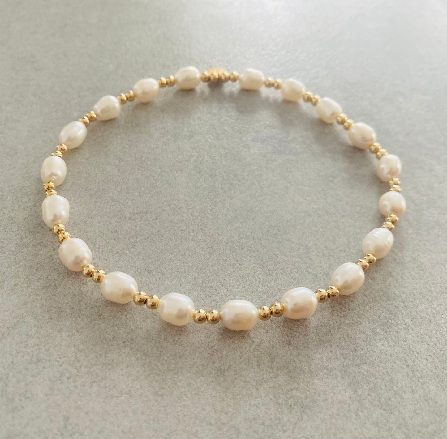 Gold Pearl Anklet
