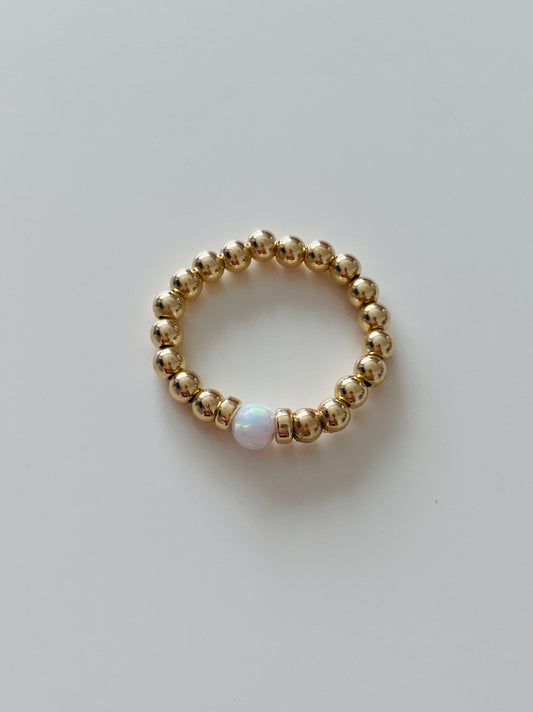 Gold Opal Ring