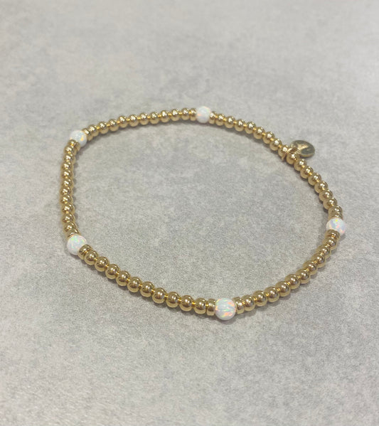 Gold Opal Bracelet