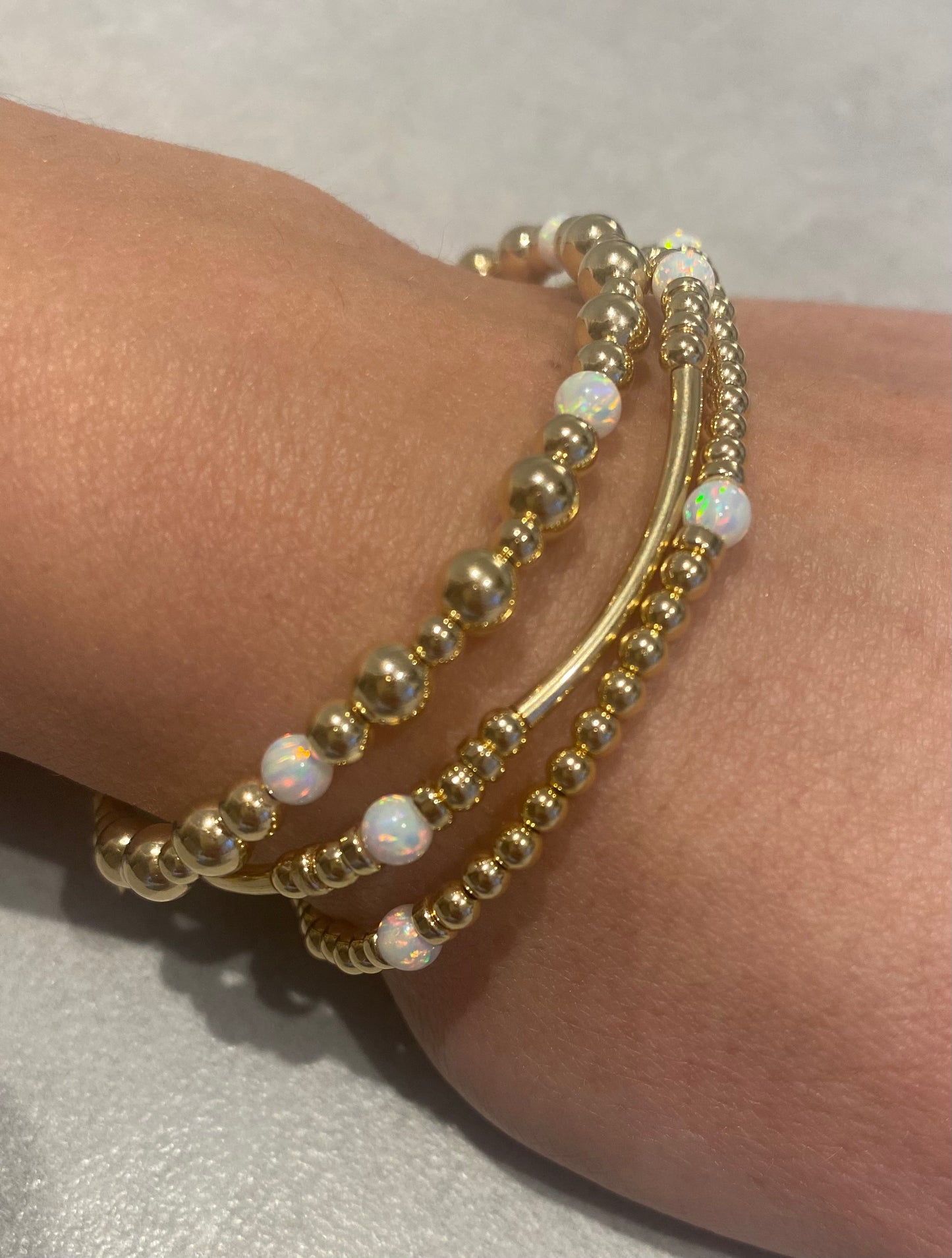 Gold Opal Luna Bracelet